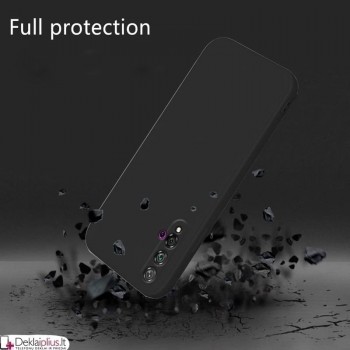 Liquid Air silikoninis juodas dėklas - su kameros apsauga (Huawei Honor 20/Nova 5T) Liquid Air silikoninis juodas dėklas - su kameros apsauga (Huawei Honor 20/Nova 5T)